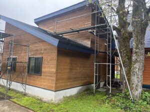 足場設置工事例｜長野県大町市